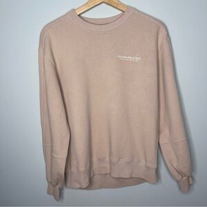 Abercrombie & Fitch Soft Collection Crew Dusty Mauve Sweatshirt (X-Small)